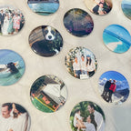 Personalised Round Photo Magnets (58mm)